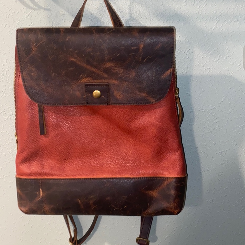 Osgoode Marley distressed leather backpack